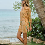 Mariah Tunic Dress - Mango Patchwork