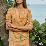 Mariah Tunic Dress - Mango Patchwork