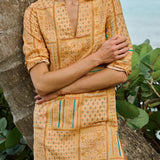 Mariah Tunic Dress - Mango Patchwork