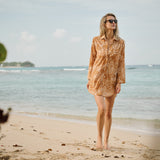 Husband Shirt - Tobacco Blossom