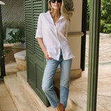Halsey Linen Shirt - Blanc