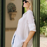 Halsey Linen Shirt - Blanc