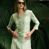 Mariah Tunic Dress - Spruce Boldrum Paisley