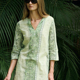 Mariah Tunic Dress - Spruce Boldrum Paisley