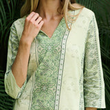 Mariah Tunic Dress - Spruce Boldrum Paisley