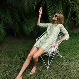 Mariah Tunic Dress - Spruce Boldrum Paisley