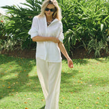 Ivy Pant Linen - Ivory