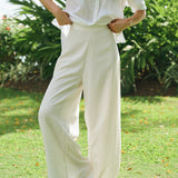 Ivy Pant Linen - Ivory
