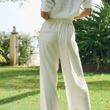 Ivy Pant Linen - Ivory