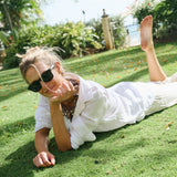 Halsey Linen Shirt - Blanc