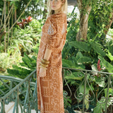 Chloe Caftan Printed - Mocha Bandana