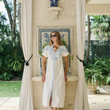 Cordelia Coatue - Blanc with Chambray