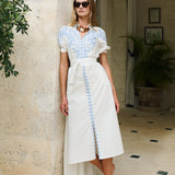 Cordelia Coatue - Blanc with Chambray