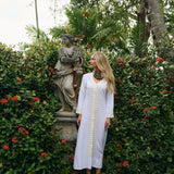 Chloe Caftan Coil - Blanc