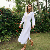 Chloe Caftan Coil - Blanc