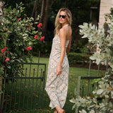 Hadley Dress - Ecru Domino Tile