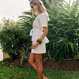 Gidget Mini Cotton Slub - Blanc