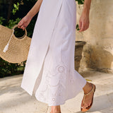 Park Avenue Skirt Eyelet - Blanc
