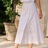 Park Avenue Skirt Eyelet - Blanc