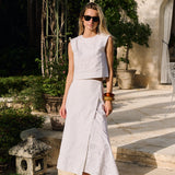 Park Avenue Skirt Eyelet - Blanc
