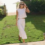 Park Avenue Skirt Eyelet - Blanc