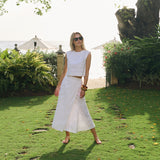 Park Avenue Skirt Eyelet - Blanc