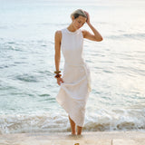 Slim Jane Dress - Blanc