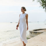 Slim Jane Dress - Blanc