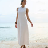 Slim Jane Dress - Blanc
