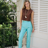 Jackie Pant - Dusty Aqua