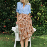 Tropez Pareo - Mocha Mosaic