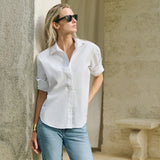 The Carolyn Shirt - Blanc