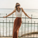 Cartagena Skirt Linen - Mocha