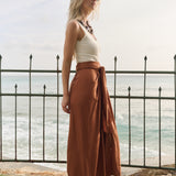 Cartagena Skirt Linen - Mocha