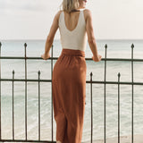 Cartagena Skirt Linen - Mocha