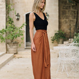 Cartagena Skirt Linen - Mocha