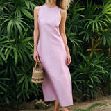 Slim Jane Dress - Lavender