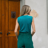 Julia Pant Cord - Verdigris