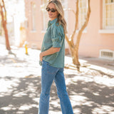 The Carolyn Shirt Oxford - Moss