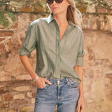 The Carolyn Shirt Oxford - Moss