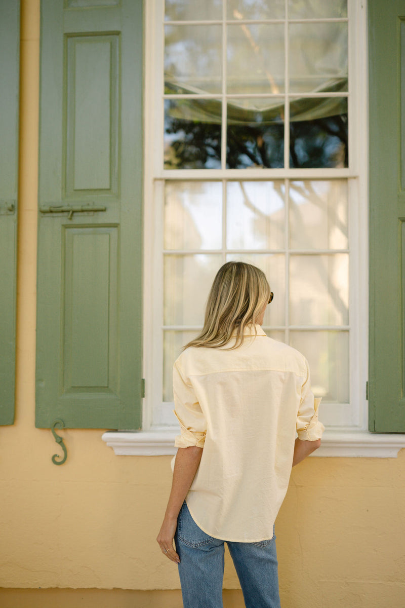 The Carolyn Shirt Oxford - Buttercup