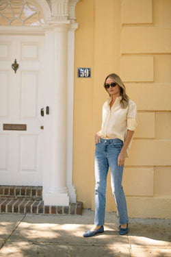 The Carolyn Shirt Oxford - Buttercup