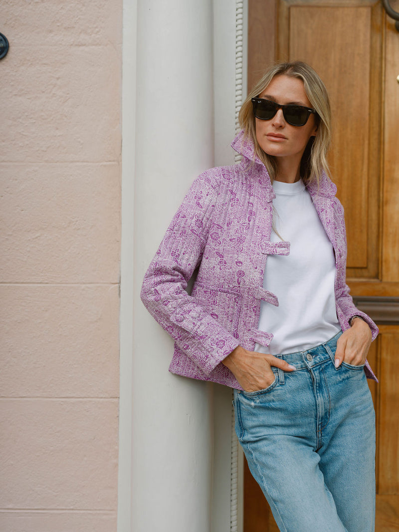 Dakota Jacket - Orchid Marbella