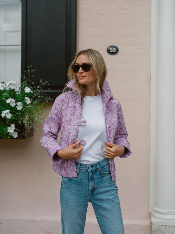 Dakota Jacket - Orchid Marbella