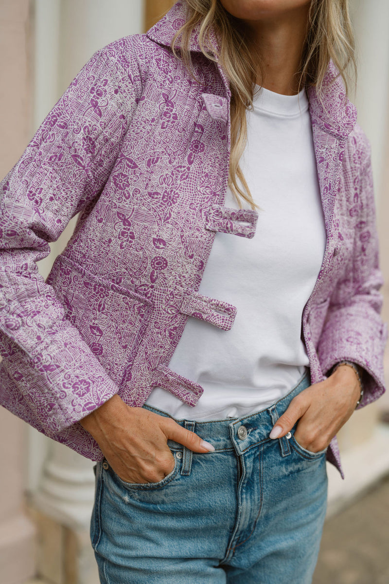 Dakota Jacket - Orchid Marbella