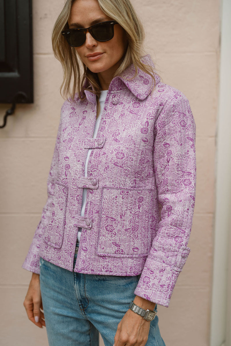 Dakota Jacket - Orchid Marbella