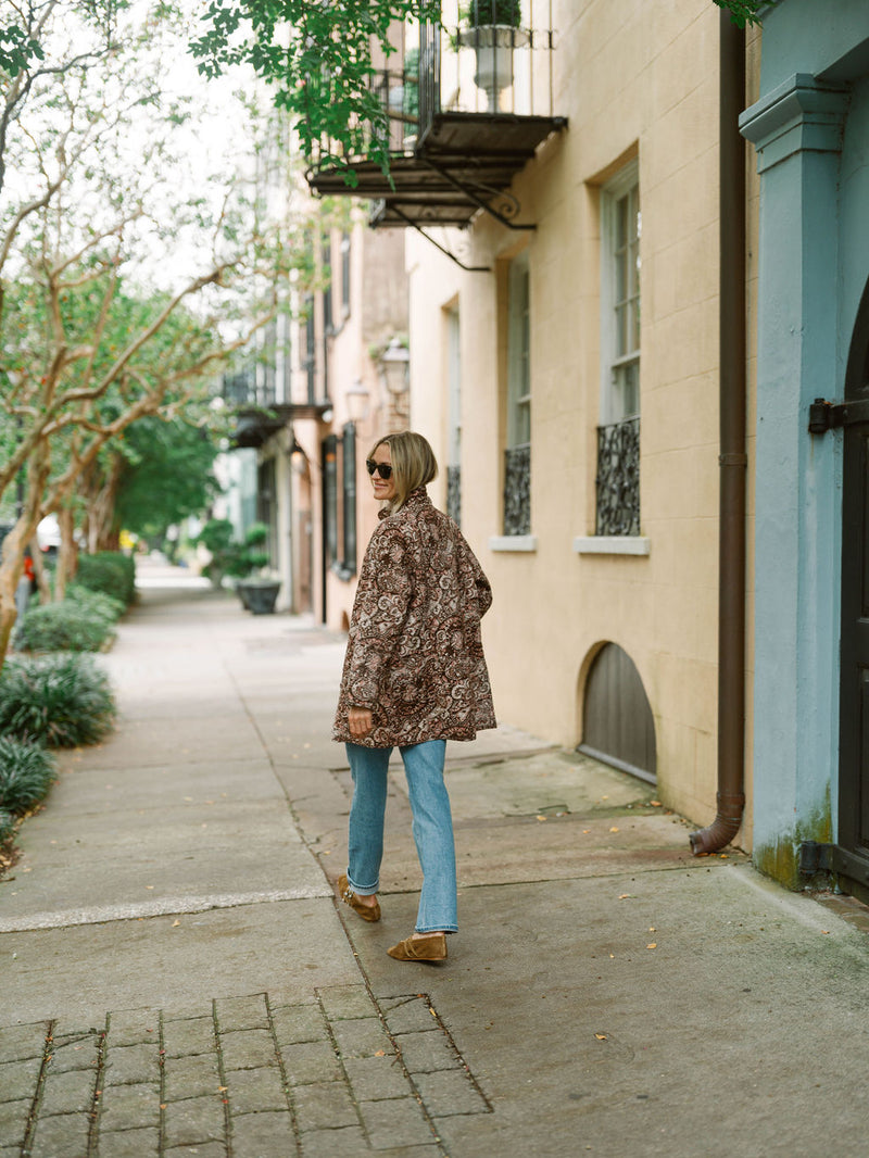 Oversized Dakota - Rose Paisley