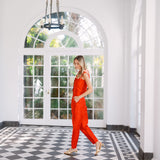 Deco Pant - Fiery Red