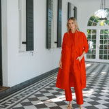 Deco Pant - Fiery Red