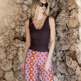 Tessa Pant - Orchid Palazzo Tile